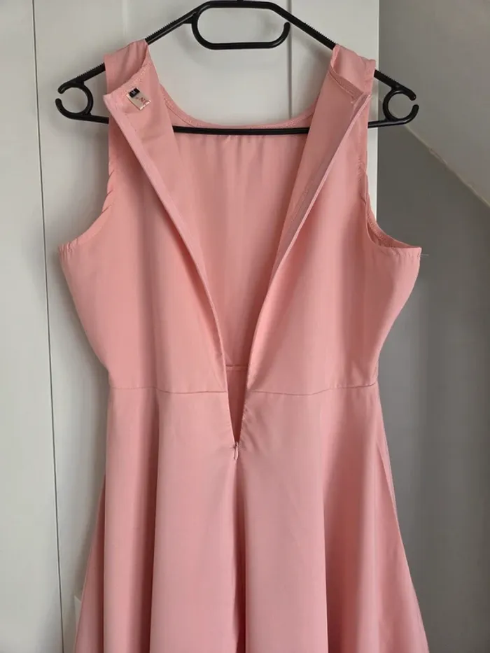 Robe rose mariage cocktail soirée femme taille 38 - photo numéro 4