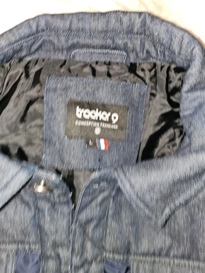 Doudoune effet bi matière L - photo numéro 4