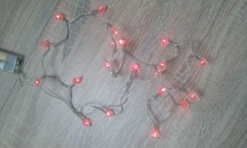 5 guirlandes lumineuses multicolores