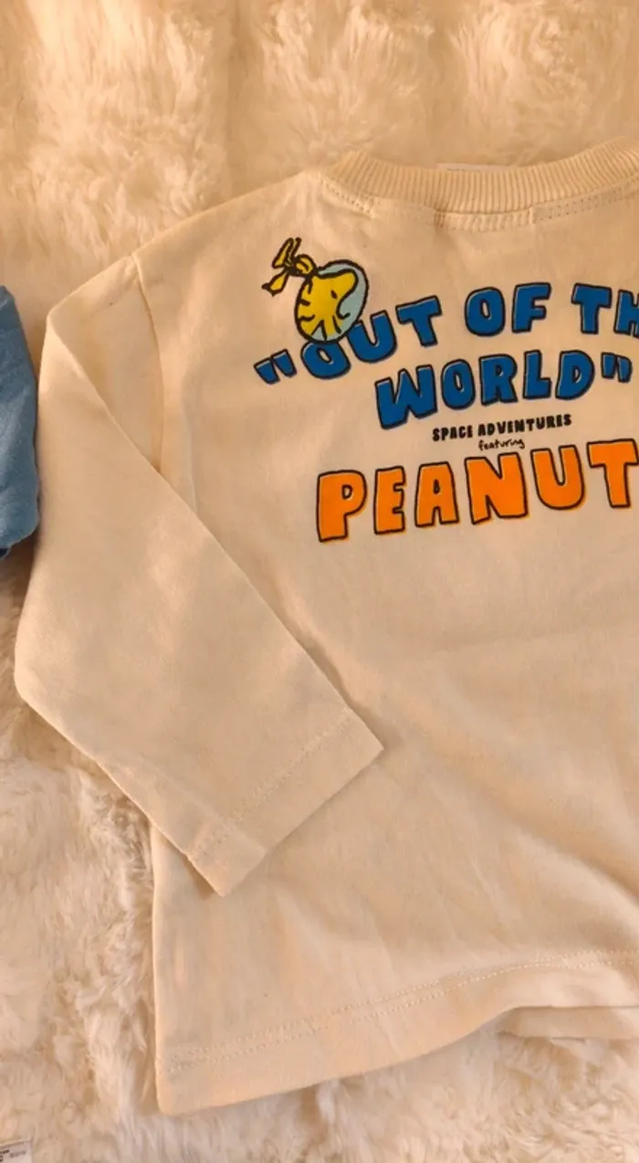 Lot 2 t-shirts Zara bébé 3–6 mois - photo numéro 7