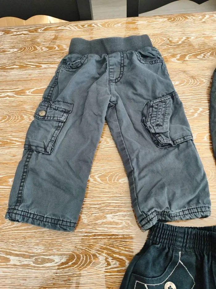 🍁 lots de 3 pantalons 12 mois 🍁 - photo numéro 2