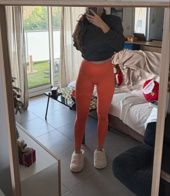 Legging de sport Gymshark orange 