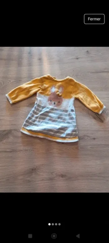 Robe maille Orchestra 1 mois