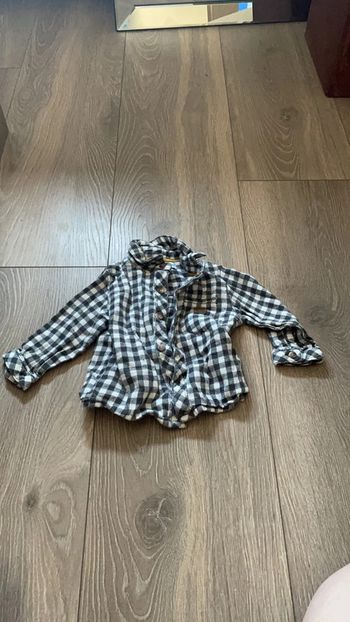 Chemise carreaux verbaudet 6 mois