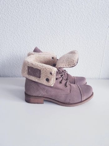 Le Temps des Cerises - Bottines mouton retourné - Neuves !