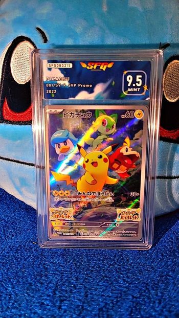 Pikachu 001 Sv-P gradé 9.5