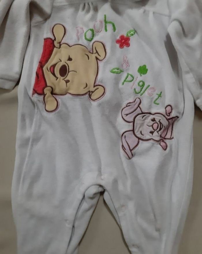Pyjama velours fille - Winnie l'ourson - Disney baby - 9 mois - photo numéro 3