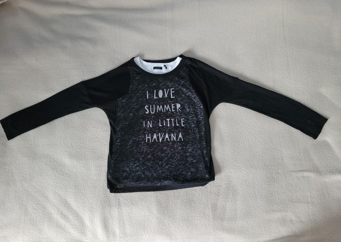 T-shirt manches longues ikks 8 ans 128 cm - photo numéro 3
