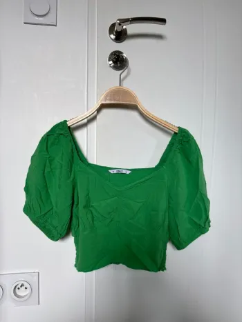 crop top vert, Only