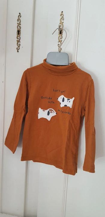 Tee-shirt col roulé kiabi 24 mois