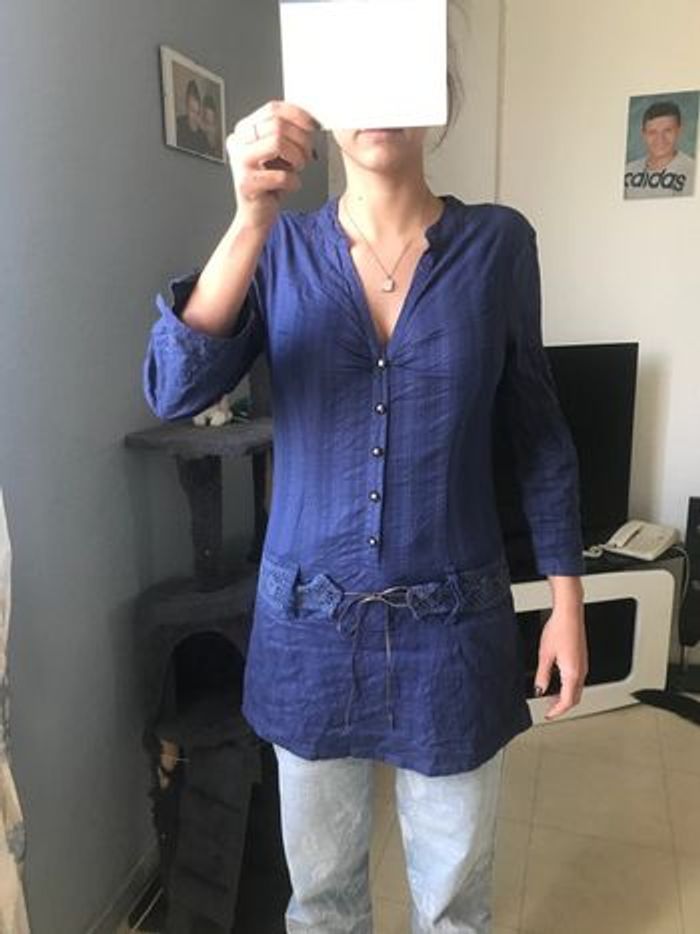 Blouse manche 3/4 femme