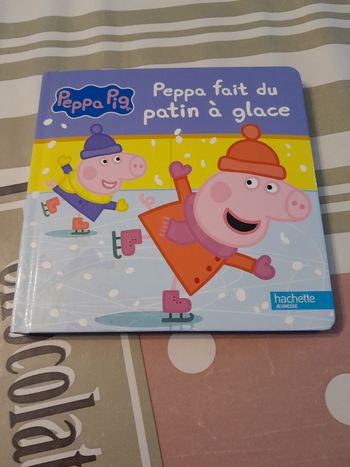 Livre peppa pig peppa fait du patin à glace 