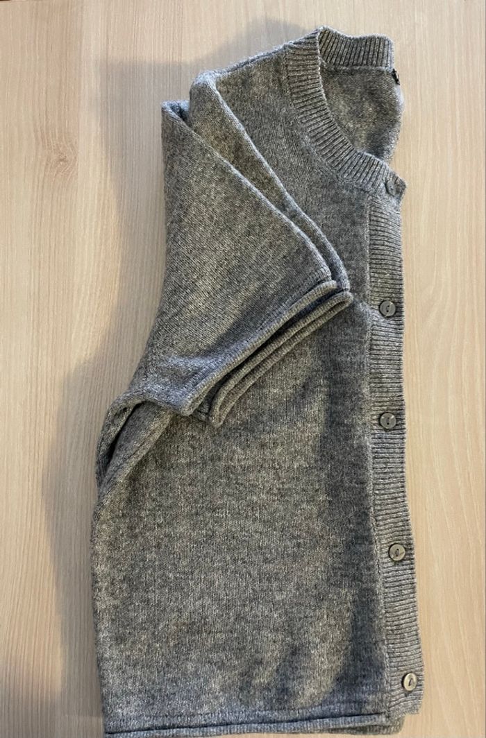 Gilet à manches courtes en maille fine H&M - photo numéro 5