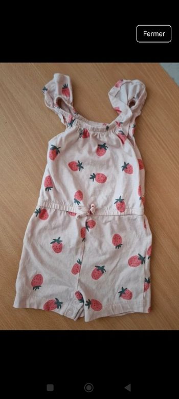 Combishort 6-9mois Primark