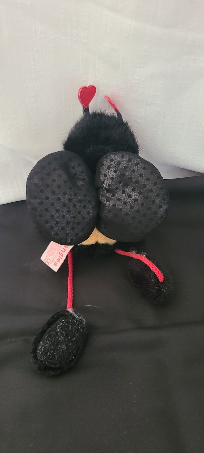 Peluche Russ Bangles Bee 28 cm avec étiquettes et antennes en forme de cœur - photo numéro 2