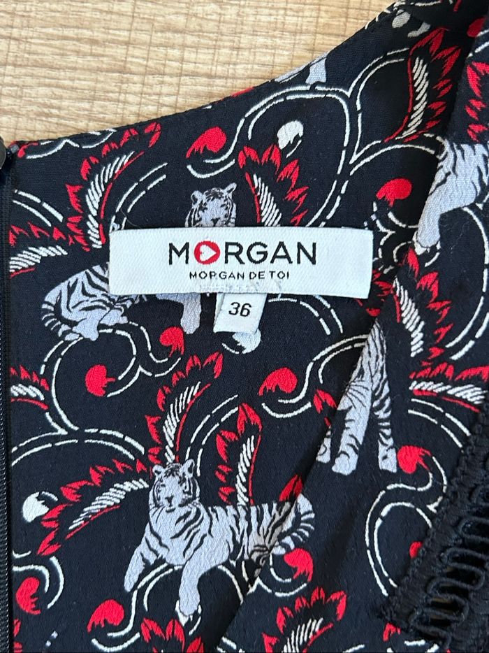 Robe imprimée à manches longues Morgan taille 36 TBE - photo numéro 10
