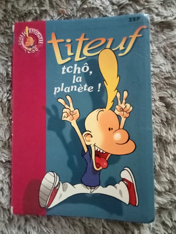 Livre enfants Titeuf tchô la planète