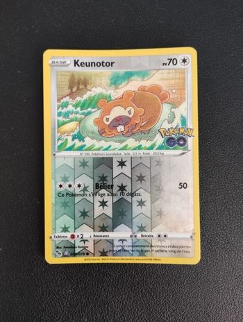 Carte Pokémon Reverse Keunotor Rare Pokémon Go