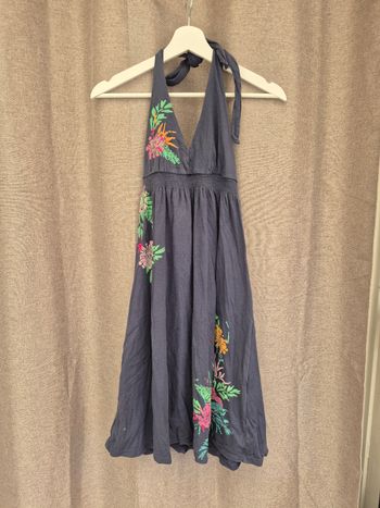 Robe dos nu H&M LOGG taille M Bleue et multicolore 