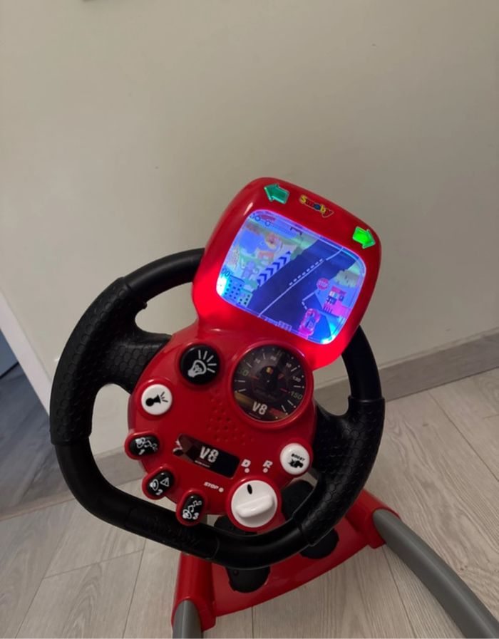 🚗 Voiture simulateur de conduite pilote V8 driver - très bon état - 3 ans - smoby - photo numéro 9