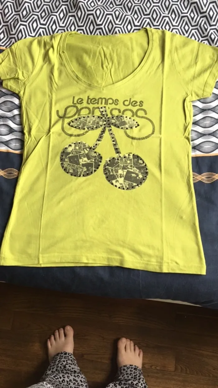 Tee-Shirt vert anis