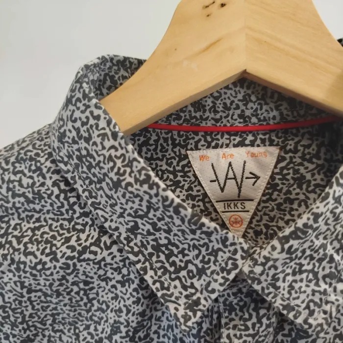 Chemise IKKS à motif blanc et noir - style léopard. A449 - photo numéro 3