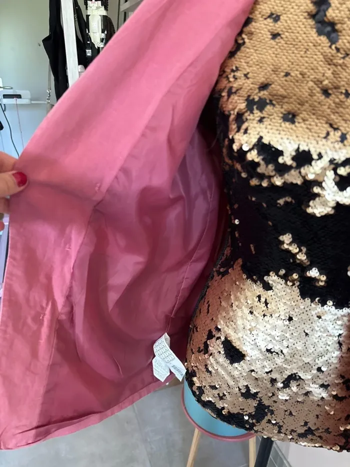 Veste blazer rose Promod - photo numéro 6