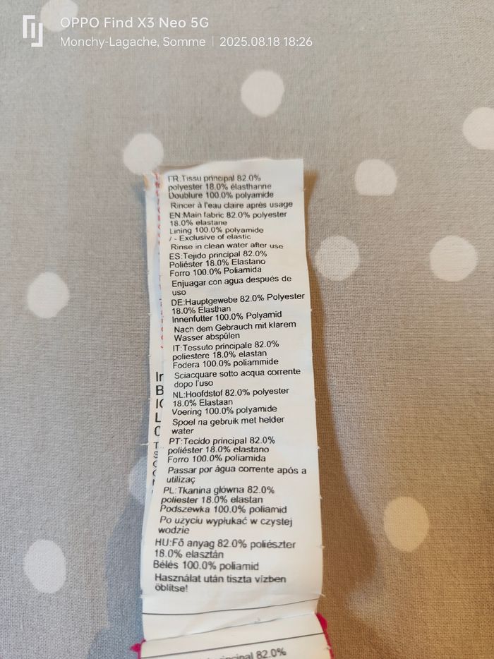 Maillot de bain 8ans-125-132cm decathlon Réduction jusqu'à -70% - photo numéro 4