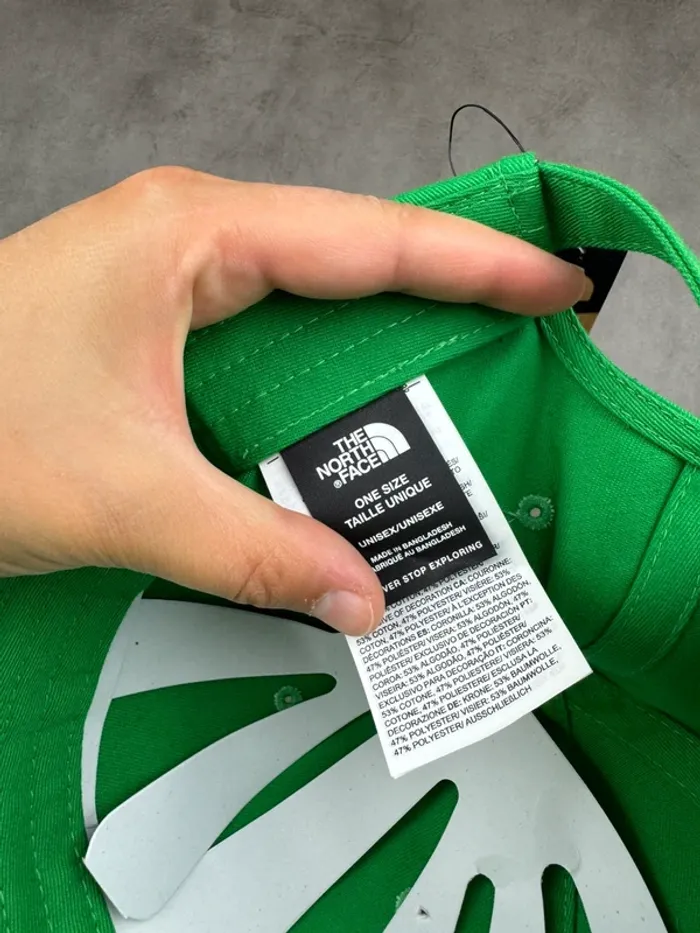 Casquette The North Face Verte Logo Brodé Neuve - photo numéro 9