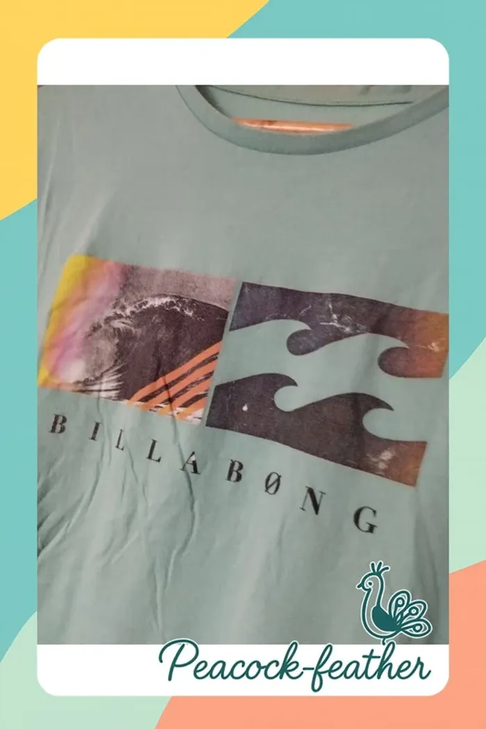 T-shirt bleu mint xxl homme billabong - photo numéro 2