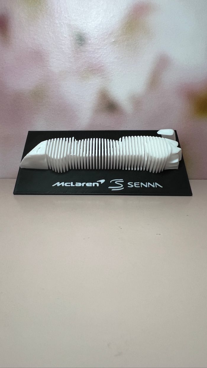 Sculpture en couches McLaren senna - photo numéro 3