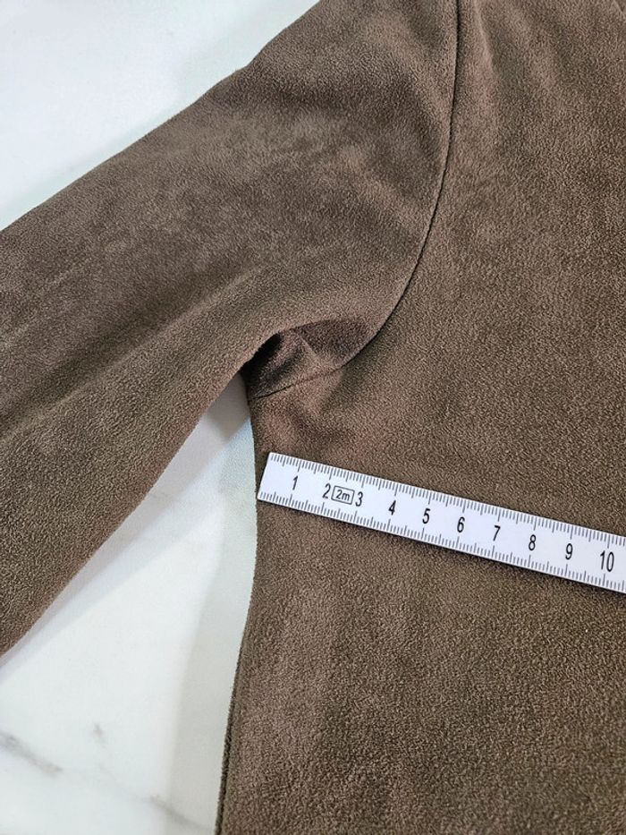 Voyelles robe aspect daim taille S - photo numéro 9
