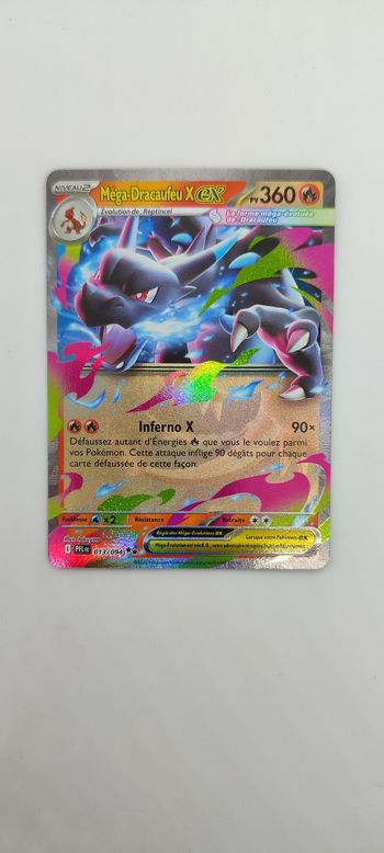 Carte pokémon méga Dracaufeu x ex 013/094