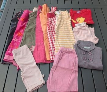 Lot 12 vêtements été fille 18 mois