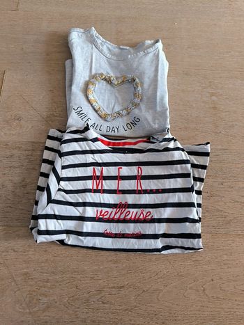 Tee-shirts fille en 7 ans