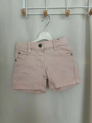 Short en jean rose