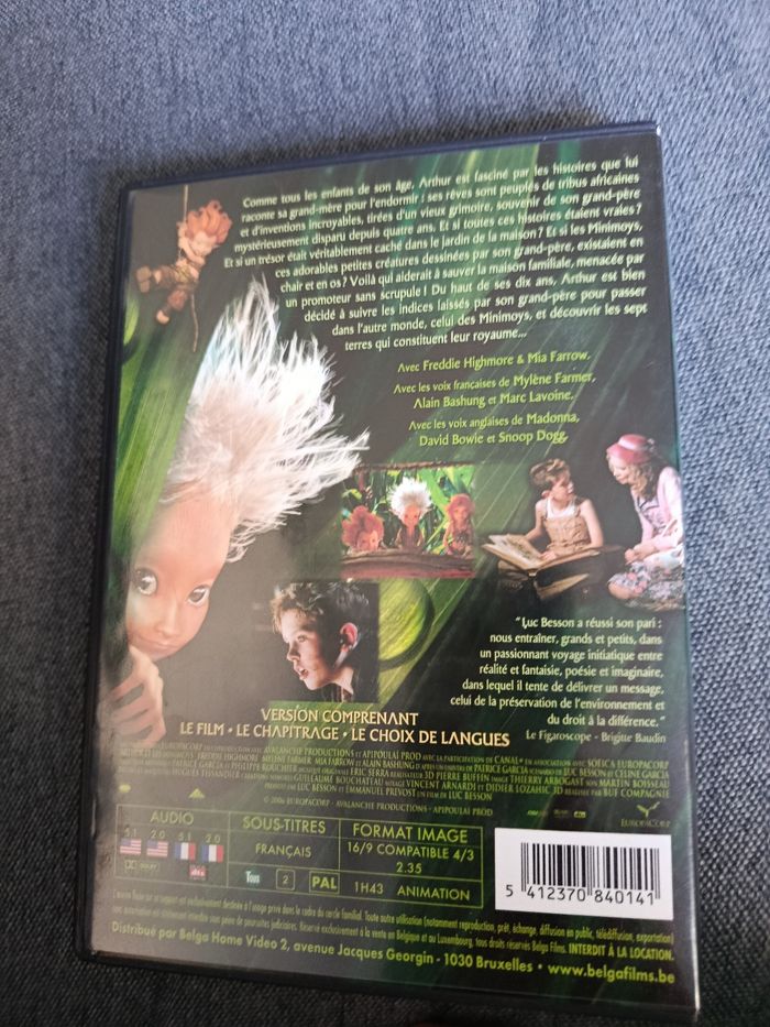 DVD Arthur et les minimoys - photo numéro 3