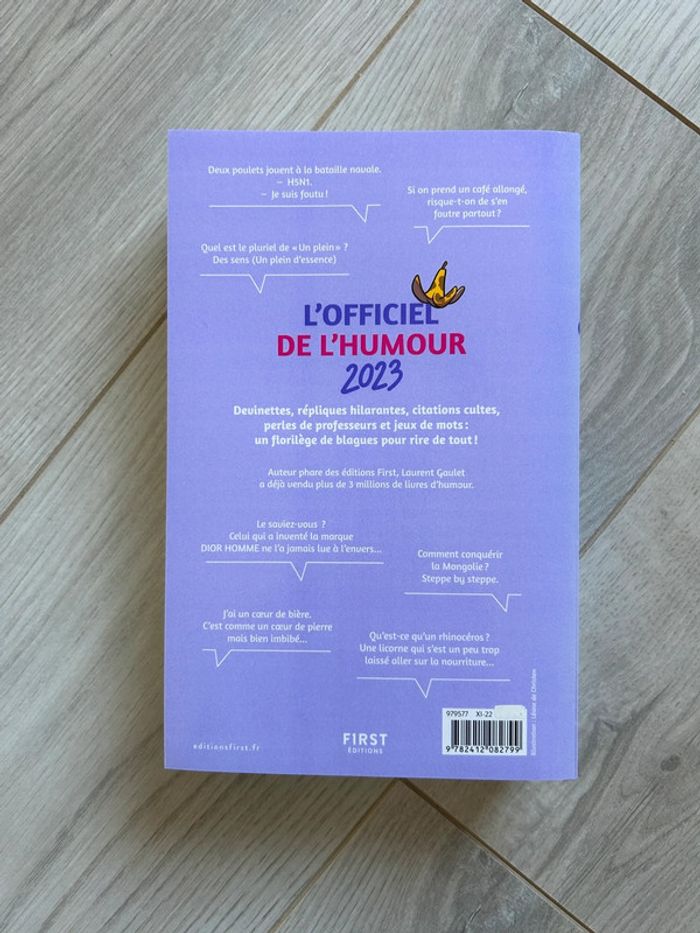 Livre Officiel de l’humour 2023 - photo numéro 2