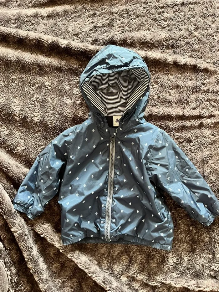 Coupe-vent veste bébé 12 mois petit bateau
