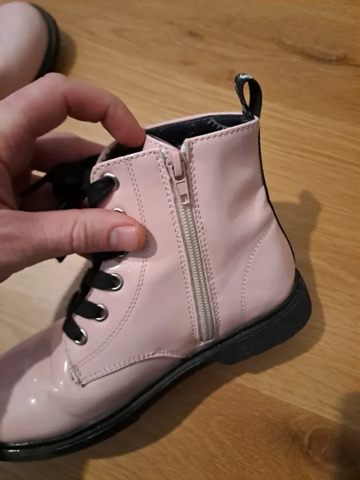 Bottes boots fillle taille 34 tres bon etat - photo numéro 4