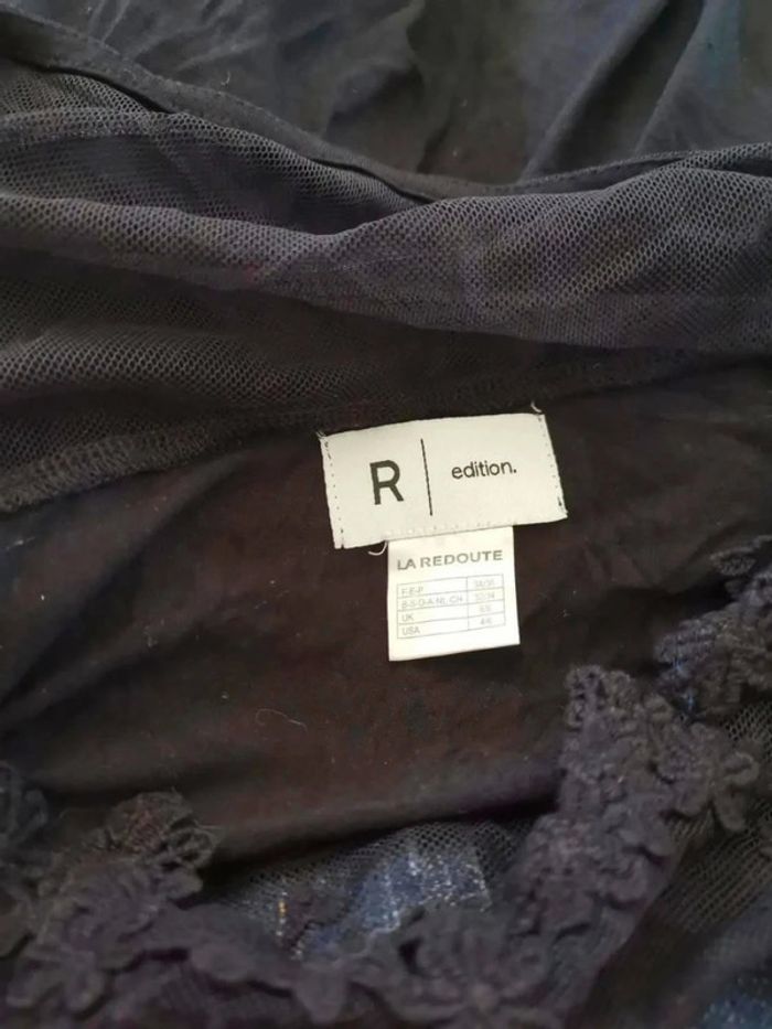 C34 blouse noir La Redoute 34/36 - photo numéro 3