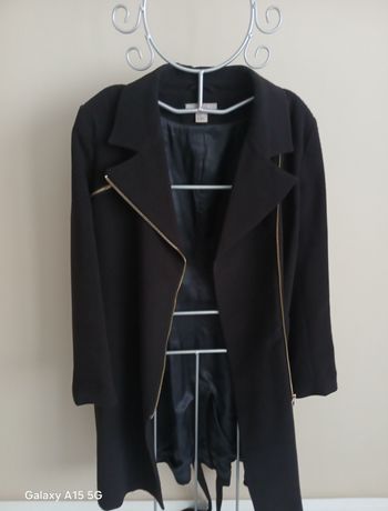 Trench manteau noir très bon etat taille 42