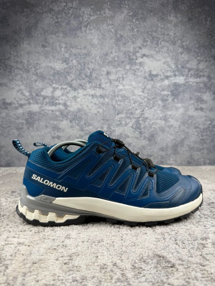Salomon XA Pro 3D V9 - Blue & White & Grey - photo numéro 3