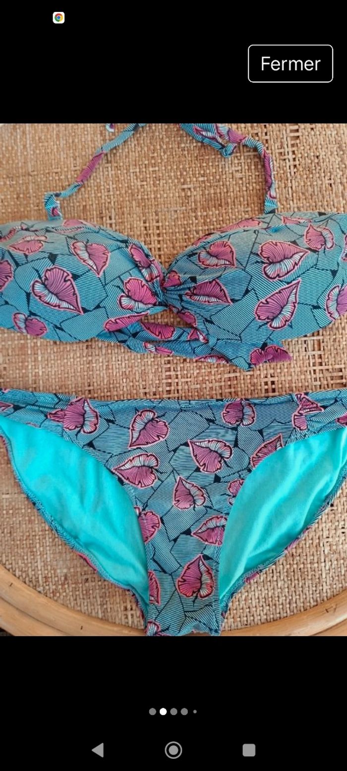 Maillot de bain 2 pièces T.44 - photo numéro 4