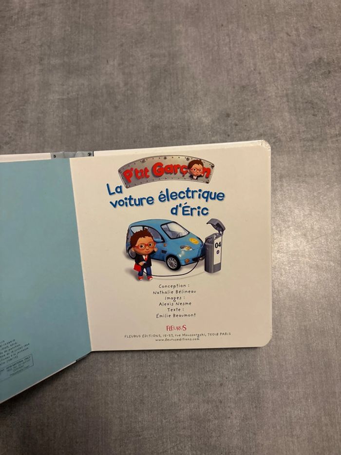 Livre, petit garçon, la voiture électrique d’Eric - photo numéro 2
