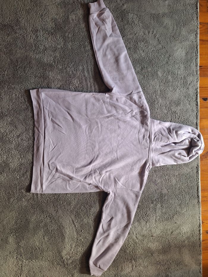 Pull a capuche rose pâle - photo numéro 3