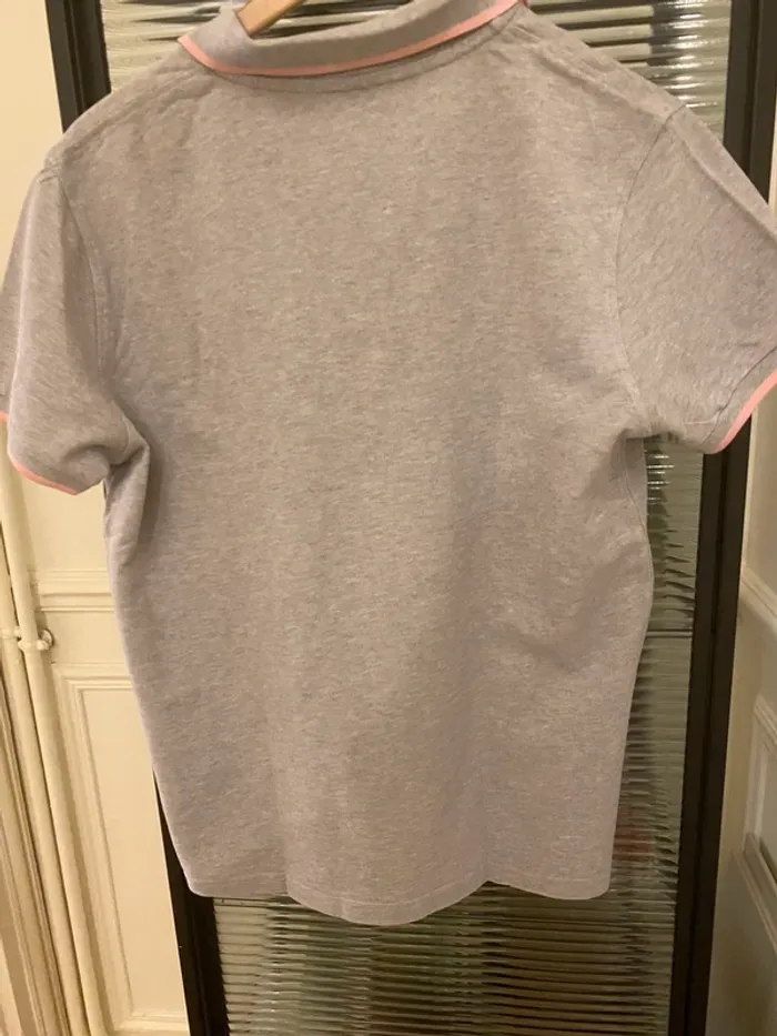 Polo homme gris clair et rose Kenzo taille S - photo numéro 5