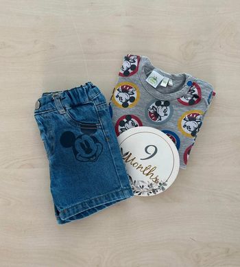 Ensemble été garçon mickey 9 mois 71 cm