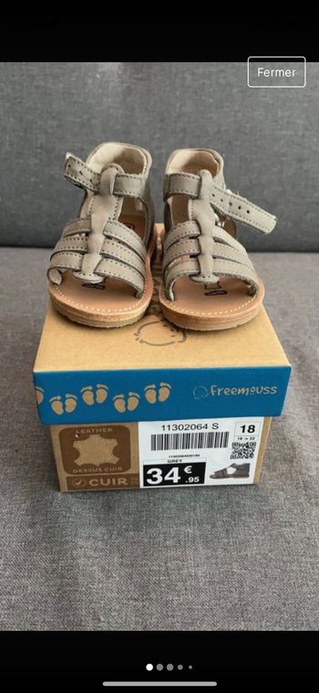 Paire de chaussures d’été 1er pas