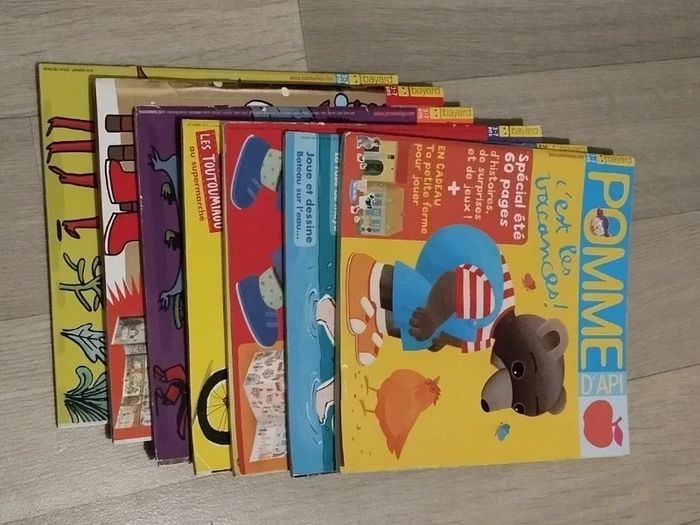 Lot de 7 magazines Pomme d’Api année 2017-18 L015  7543241284 - photo numéro 10